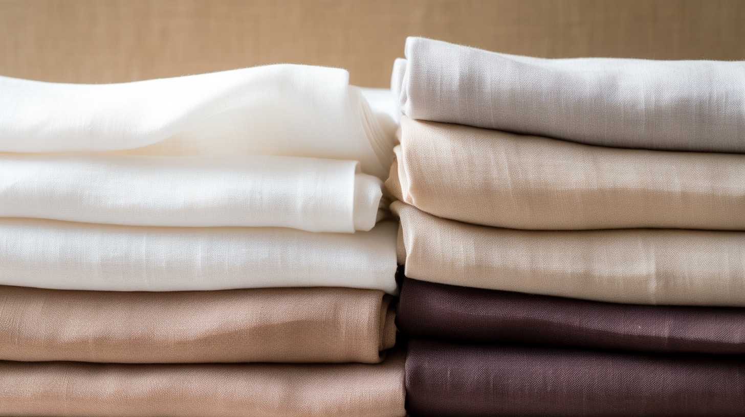 Choose linen to be used instead of interfacing