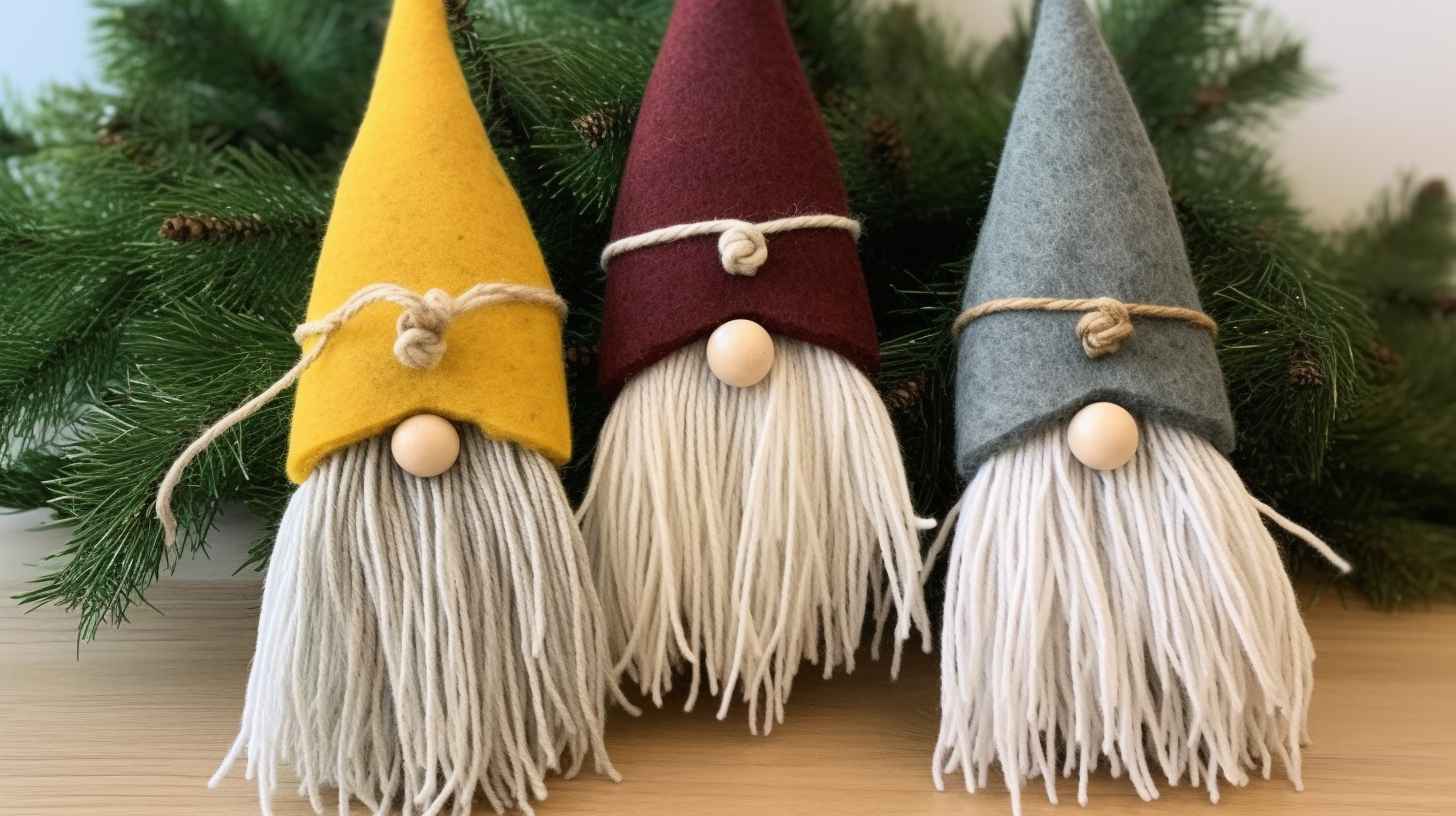 Easy DIY Gnome Ornaments