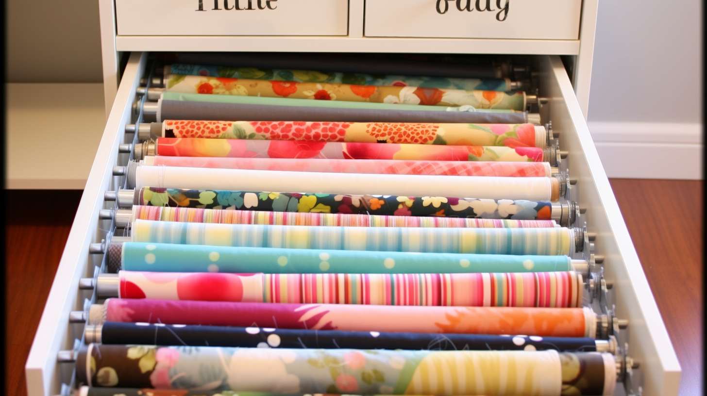 File fabric in a filing cabinet