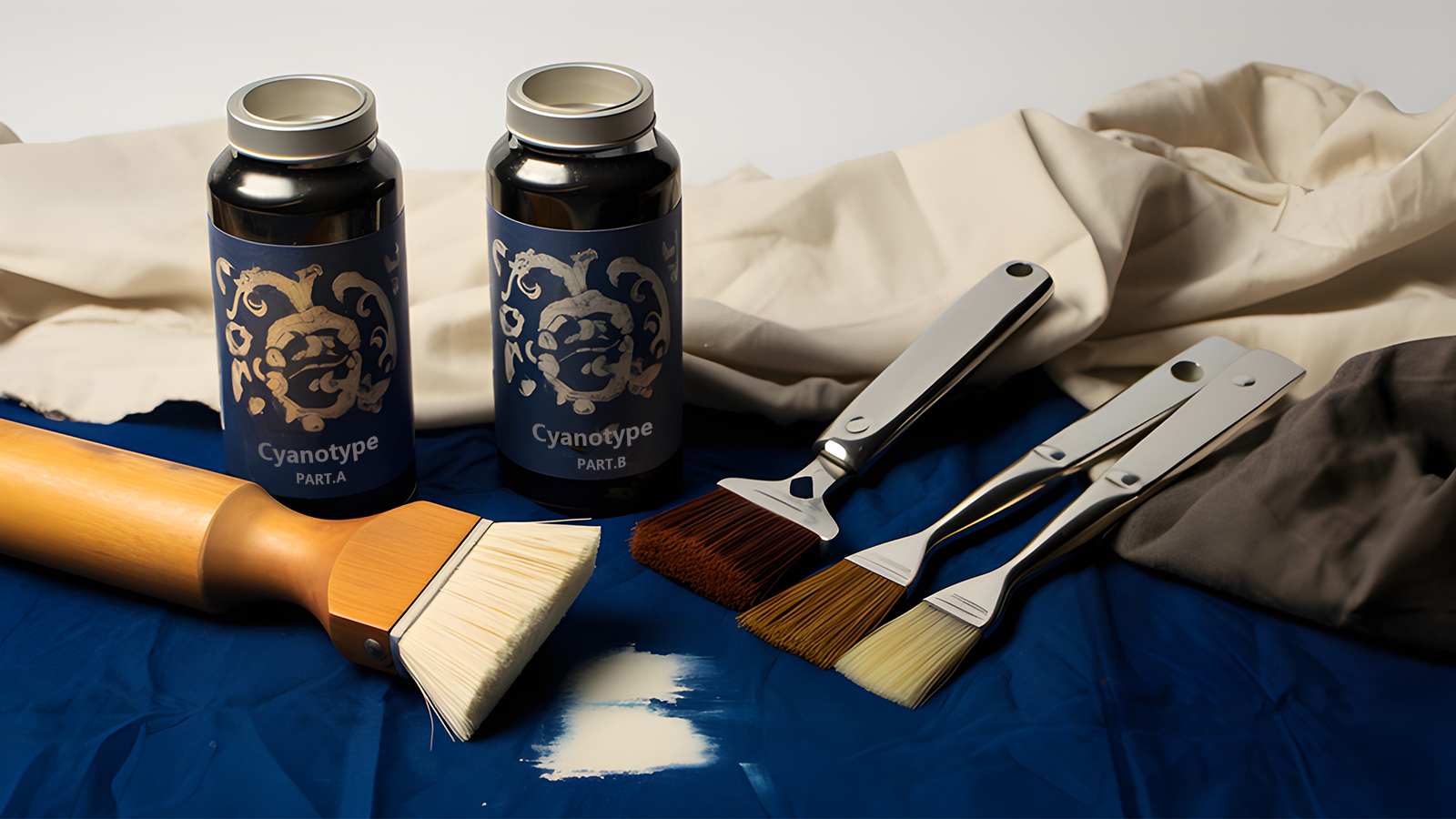 Gather the Cyanotype Supplies