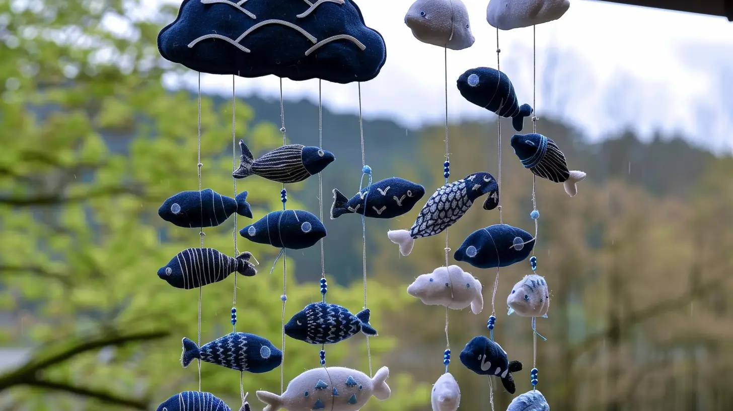 How to Make Fabric Fish Wind Chimes with an Easy Tutorial