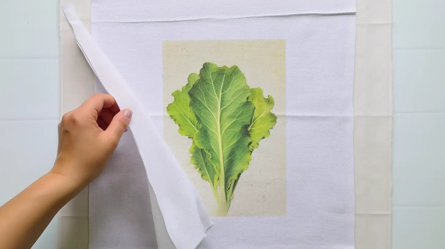 A person is holding a piece of paper with a leaf on it.