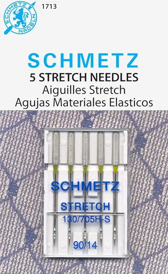 Schmetz 5 stretch needles which are better to sew mesh fabric.